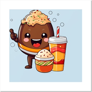 kawaii  junk food T-Shirt cute  funny Posters and Art